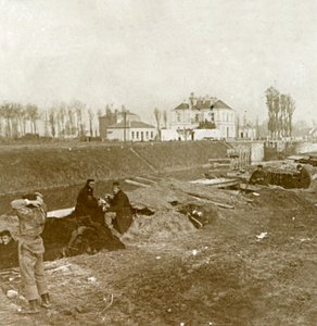 ベルギーの展望台、イゼル、フランダース、ベルギー、c1914-c1918 作： Unbekannt