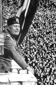 ベニート・ムッソリーニ1883-1945、イタリアのファシスト独裁者 作： Unbekannt