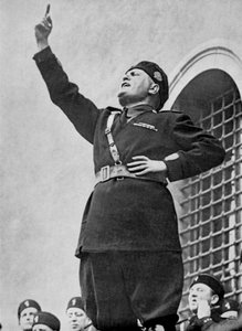 ベニート・ムッソリーニ、イタリアのファシスト独裁者、c1930s 作： Unbekannt