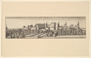 1666年以降、ウィンザー城があるバークシャー。 作： Unbekannt