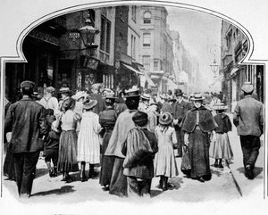日曜日の朝のベリックストリート、1901年1901年