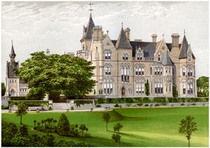Bestwood Lodge、ノッティンガムシャー、セントオールバンズ公爵の家、c1880