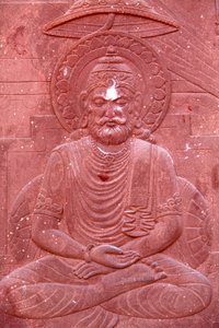 ヒンドゥー教寺院に刻まれたバガヴァッド・ギーター : Vrindavan Inde 作： Unbekannt