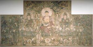治癒と医学の仏、バイシャヤグル、1313年 作： Unbekannt