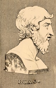 バイアス、紀元前530年、1830年に死亡。 作： Unbekannt