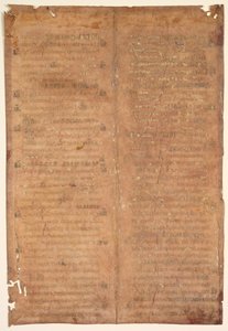 カロリンジアンの段階的な部分から切り取られたビフォリウムc。 830-860。 作： Unbekannt