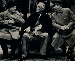 1945年2月、クリミアでのビッグスリーカンファレンス。 作： Unbekannt
