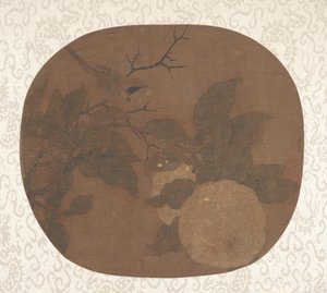 ツバキの枝の鳥、約。 1000。 作： Unbekannt