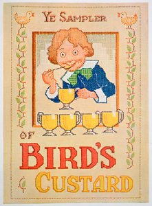 鳥カスタード広告、1929