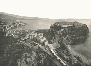 鳥瞰図、モンテカルロ、モナコ、1895年。
