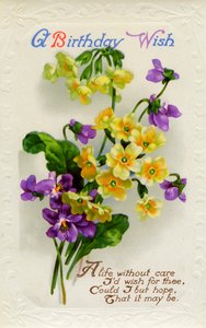 誕生日カード、c1934 作： Unbekannt
