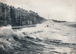 ブラックプール-荒れた日、1895 作： Unbekannt