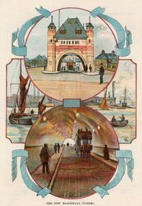 ブラックウォールトンネル、ロンドン、c1900