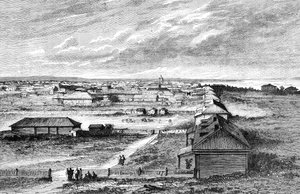 Blagovyeshchensk、シベリア、ロシア、1895 作： Unbekannt