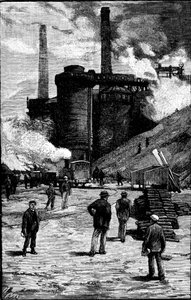 高炉、サウスウェールズ、1885
