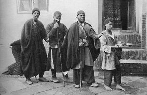 1902年、ペルシャ、テヘランの盲目の乞食 作： Unbekannt