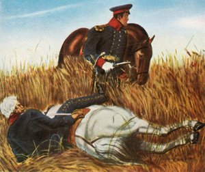 1815年6月16日、1936年のリグニーの戦いでのブリューチャー。 作： Unbekannt