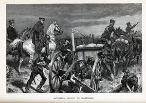 ブリューチャーズマーシュからウォータールー、1882年 作： Unbekannt