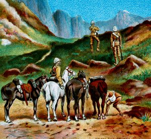 ボブスアイ、ブリティッシュスカウト、1900年。 作： Unbekannt