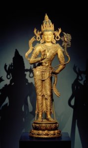 菩薩弥勒-彫刻、11日〜12日世紀 作： Unbekannt