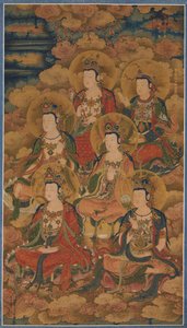 悟りの十段階の菩薩、天のナガとヤクシの八人のホスト 作： Unbekannt Unbekannt