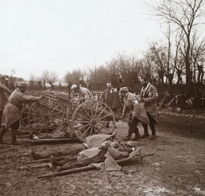 ボディ、フランス北部、Villers-au-Bois、c1914-c1918。 作： Unbekannt