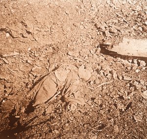 死んだ兵士の遺体、北フランス、ヴェルダン、c1914-c1918 作： Unbekannt