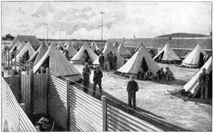 ブルームフォンテン、第2次ボーア戦争、1899-1902年の収容所にいるボーアの囚人 作： Unbekannt