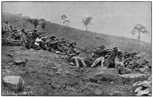 レディスミスを包囲するボーア、第2ボー戦争、1899年-1900年。 作： Unbekannt
