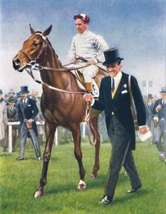 ボア・ルーセル、ジョッキー：ECエリオット、1939 作： Unbekannt