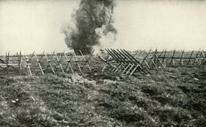 1919年のドイツ海軍砲撃。