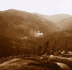 砲撃、フランス北部、メッツェラル、c1914-c1918 作： Unbekannt