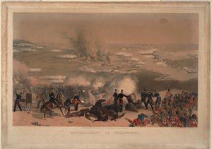 セバストポリ爆撃、1854 作： Unbekannt