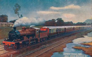 ボンベイ-プーナメイル、グレートインディアン半島鉄道、c1900