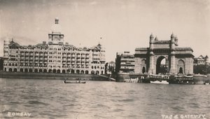 ボンベイ-タージ＆ゲートウェイ、c1930。 作： Unbekannt