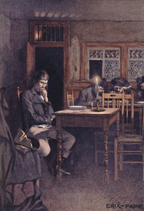 1792年のボナパルト、1896年のパリのシックススーレストランのフリークエンター 作： Unbekannt