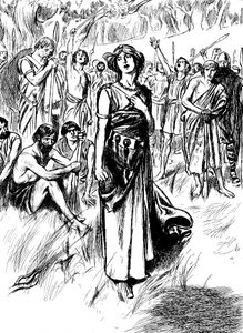Boudicca Boadicea 1世紀イギリスのイケニの女王、部隊を結集、c1900 作： Unbekannt