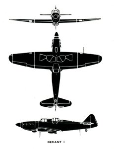 ボールトンポールデファイアントI、1941年。 作： Unbekannt