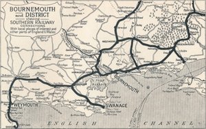 ボーンマスとディストリクト、南部鉄道の接続を切断、1929 作： Unbekannt