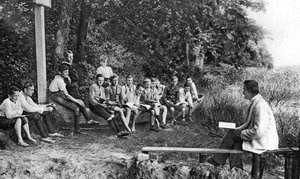 自然を学ぶ少年たち、ドイツ、1922 作： Unbekannt