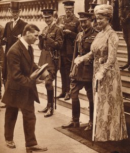 市民の勇気：1920年代または1930年代の王と女王との笑い1935 作： Unbekannt