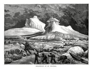 氷原の崩壊、1877 作： Unbekannt