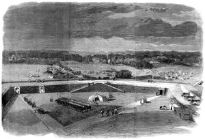 1857年、アラハバードの要塞を離れてカウポアを奪還する准将ハブロック