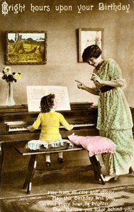 20世紀初頭の誕生日の明るい時間 作： Unbekannt