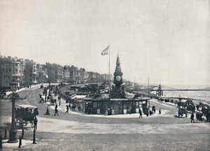 ブライトン-水族館への入り口、チェーンピアを表示、1895 作： Unbekannt