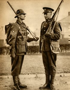 イギリス陸軍の制服、1933年。 作： Unbekannt