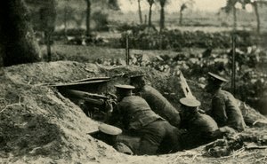 ベルギー、アントワープのイギリス海軍師団、第一次世界大戦、1914年、c1920。 作： Unbekannt