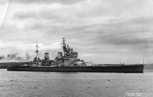英国戦艦HMSキングジョージV、シドニー、オーストラリア、1945 作： Unbekannt