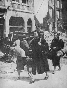 1940年、1940年に難民が街を離れるにつれ、イギリス軍はルーヴァンに留まる
