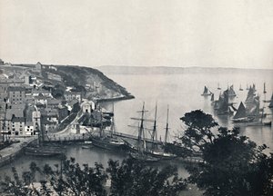 ブリックハム-ロウワータウン、漁船団の展示、1895 作： Unbekannt